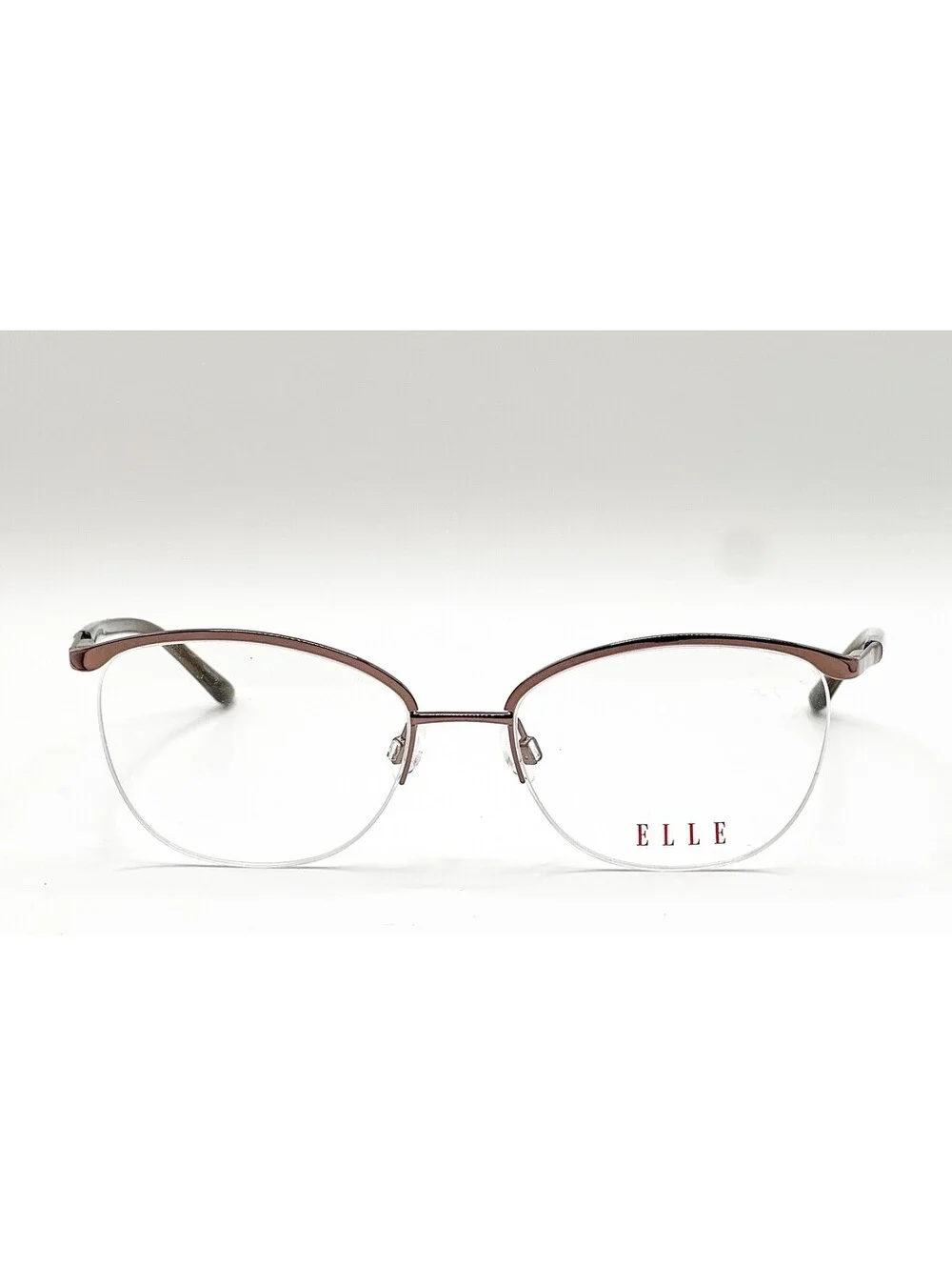Elle EL13502 BR Brown Cat Eye Authentic Eyeglass Frames 53-17-140